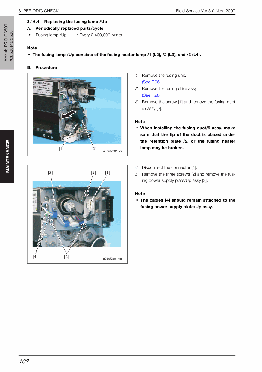 KonicaMinolta bizhubPRO C6500 C6500P C5500 FIELDSERVICE Service Manual
